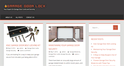 Desktop Screenshot of garagedoorlock.com